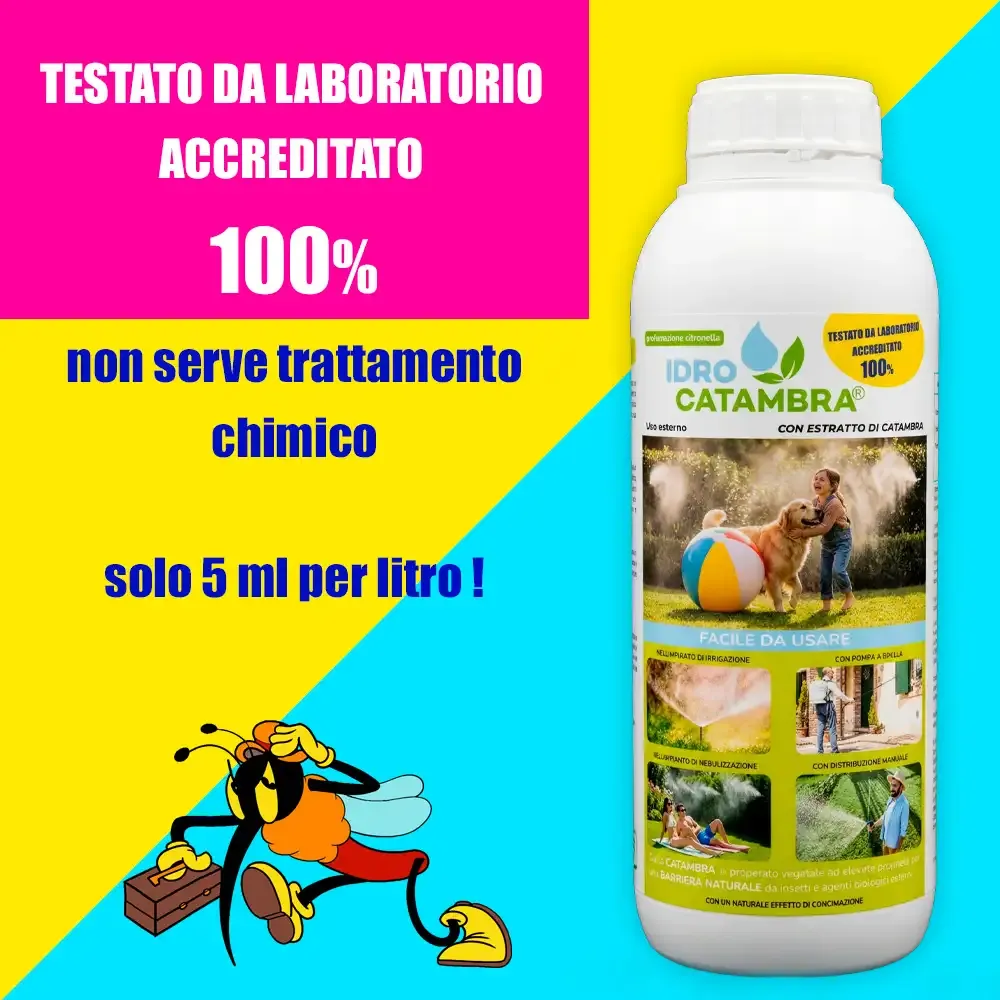 Idro Catambra, allontana le zanzare
