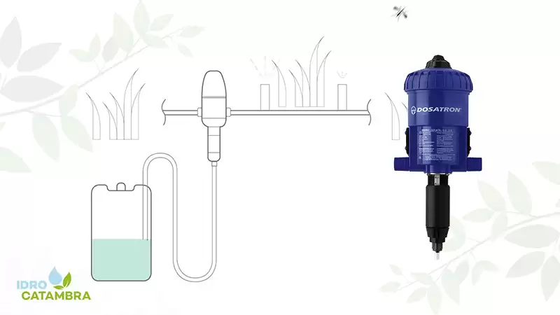 irrigazione liquido anti zanzare con dosatore dosatron