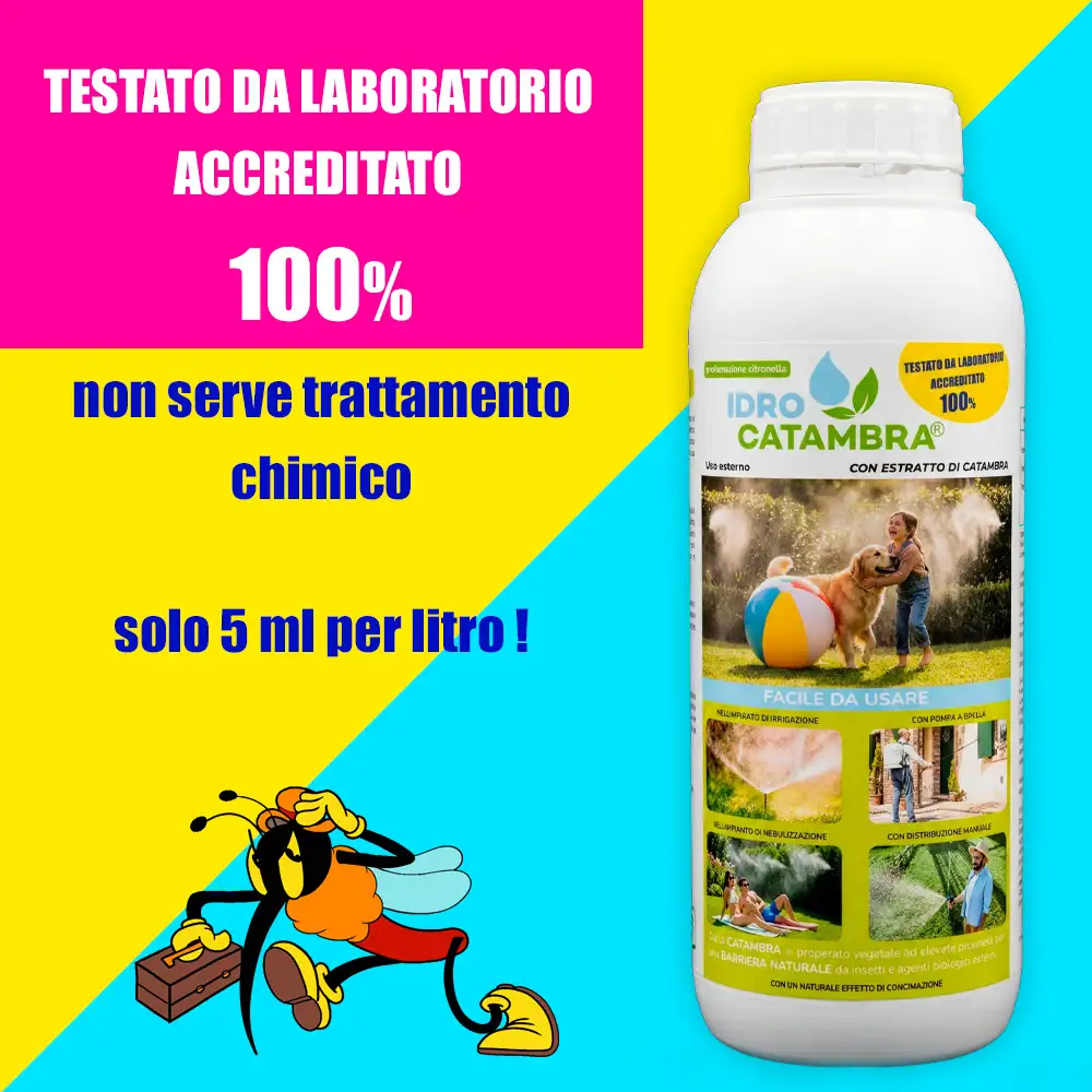 idro catambra, allontana le zanzare. Confezione da 1 litro