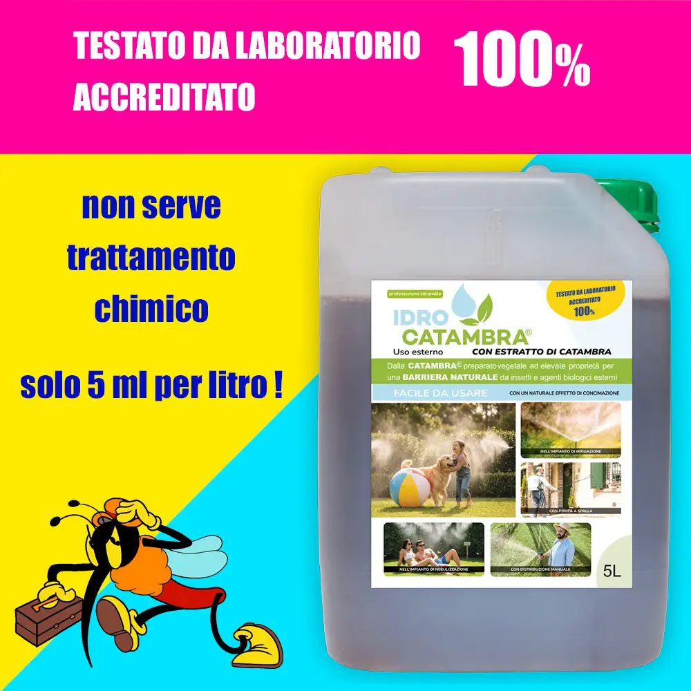 repellente insetti e zanzare idrocatambra